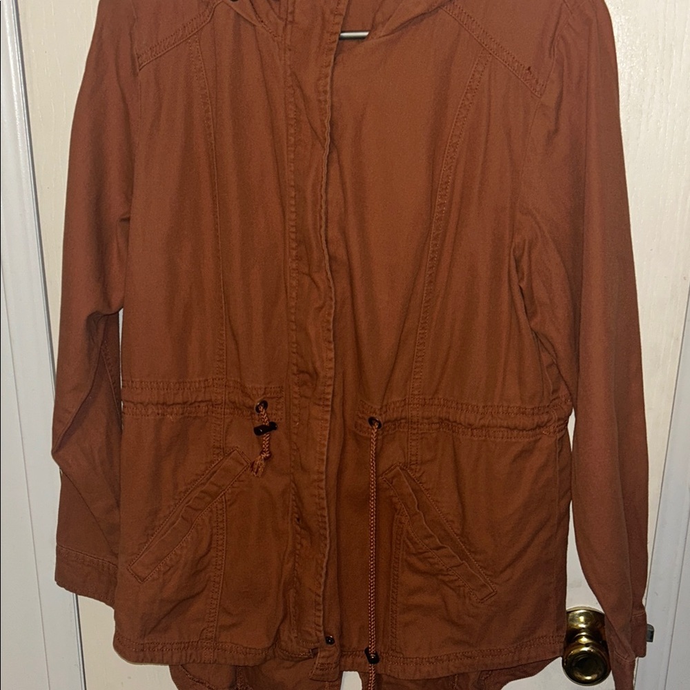 Maurices Women's Burnt Orange Utility Jacket